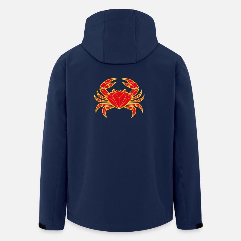 Krebs – Schutz & Stärke - Recycelte Männer Softshell-Jacke von Stanley/Stella - Navy