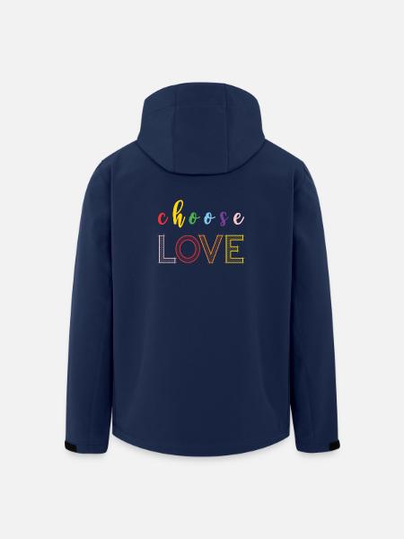 Pride Month - Liebe - Recycelte Männer Softshell-Jacke von Stanley/Stella - Navy