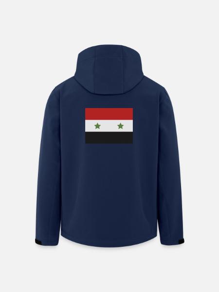 Syrische Flagge - Recycelte Männer Softshell-Jacke von Stanley/Stella - Navy