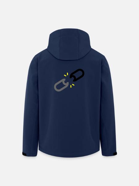 Broken Chain Freedom - Men’s Recycled Softshell Jacket by Stanley/Stella - navy