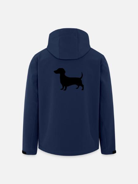 Dachshund Dog Gift Dachshund Lover - Men’s Recycled Softshell Jacket by Stanley/Stella - navy