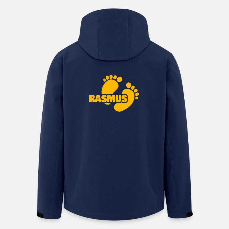 Geschenk für Rasmus - Recycelte Männer Softshell-Jacke von Stanley/Stella - Navy