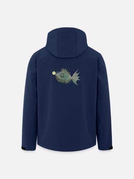 Anglerfisch - Recycelte Männer Softshell-Jacke von Stanley/Stella - Navy