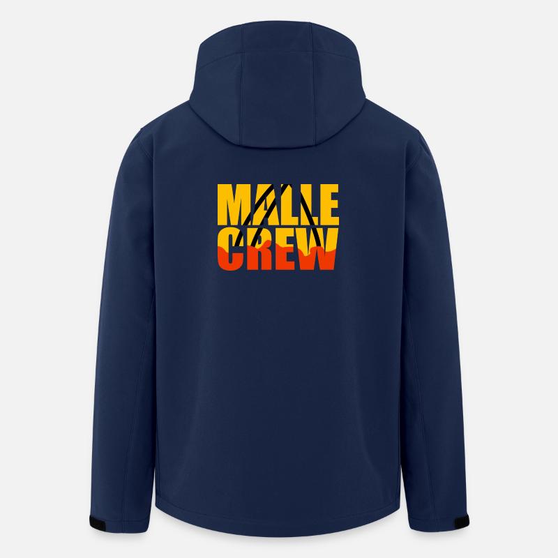Malle - Motto - Recycelte Männer Softshell-Jacke von Stanley/Stella - Navy