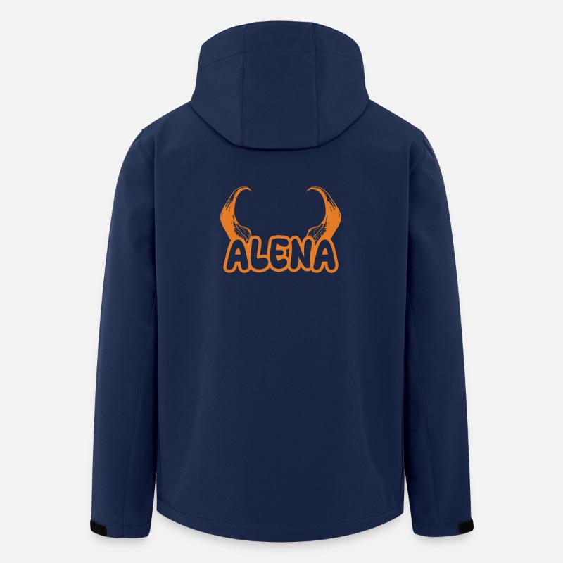 Geschenk für Alena - Recycelte Männer Softshell-Jacke von Stanley/Stella - Navy
