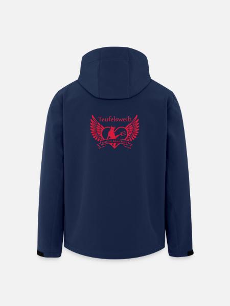 Teufelsweib - Recycelte Männer Softshell-Jacke von Stanley/Stella - Navy