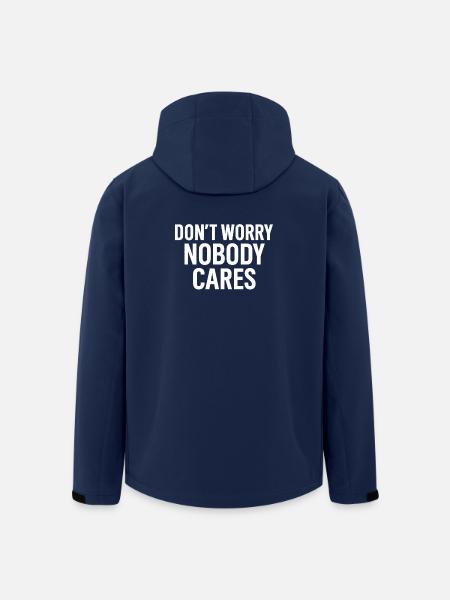 Don’t Worry – Nobody Cares - Recycelte Männer Softshell-Jacke von Stanley/Stella - Navy