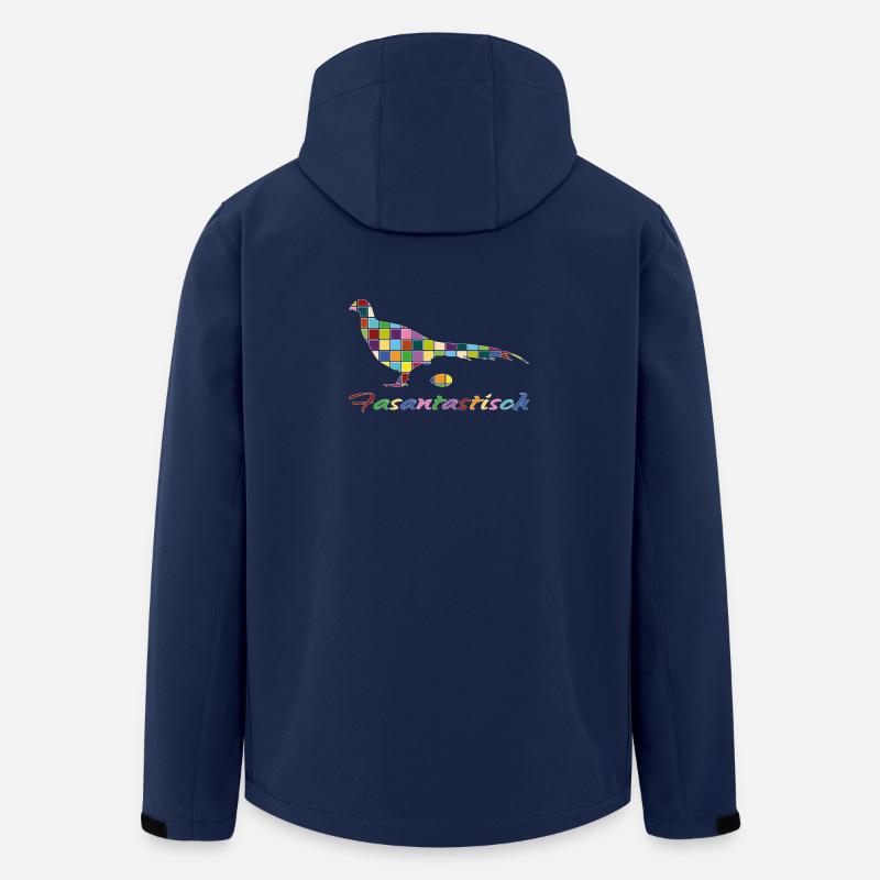 Fasantastisch Mosaik - Recycelte Männer Softshell-Jacke von Stanley/Stella - Navy