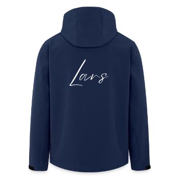 Lars Name T-Shirt Geschenk Für Männer - Recycelte Männer Softshell-Jacke von Stanley/Stella - Navy - Hinten - AI Model Male 185 light (185cm)