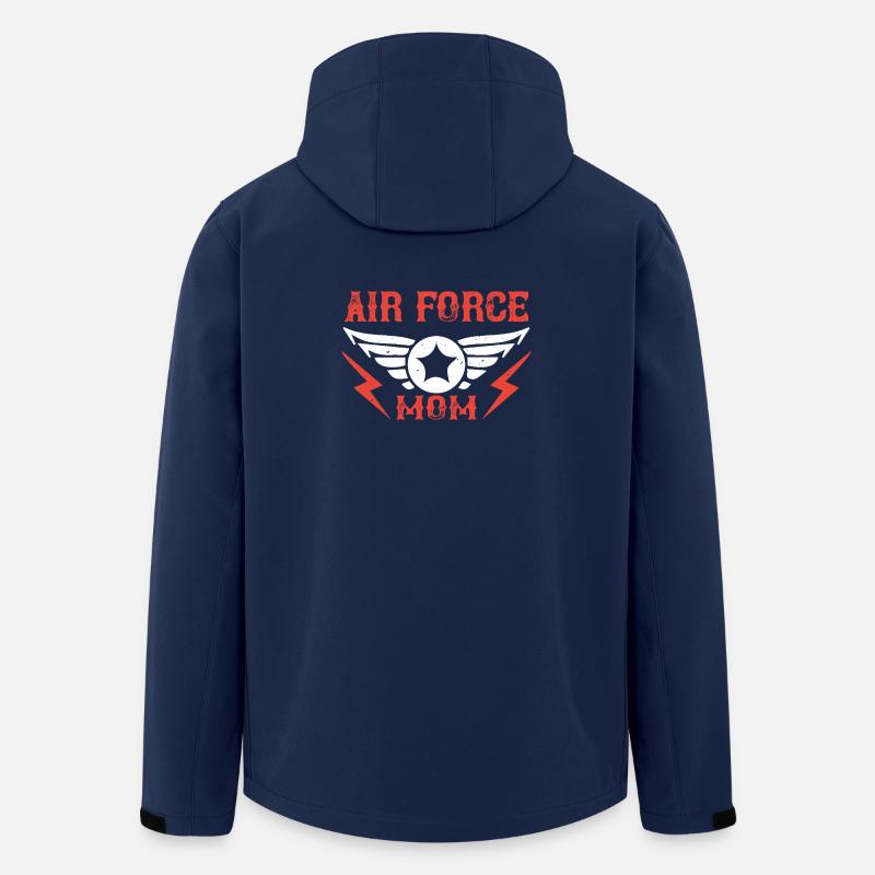Air Force Mom  - Recycelte Männer Softshell-Jacke von Stanley/Stella - Navy