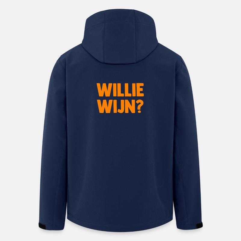 Willie Wijn ? - Pays-Bas Pays-Bas - Veste softshell homme en polyester recyclé Stanley/Stella - marine