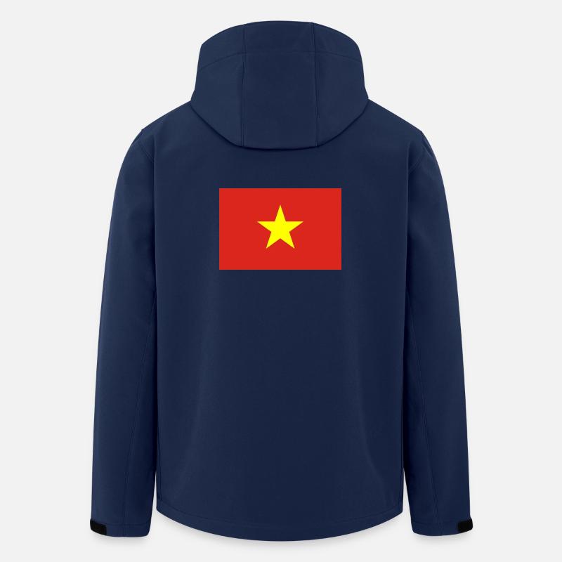 Vietnam - Recycelte Männer Softshell-Jacke von Stanley/Stella - Navy