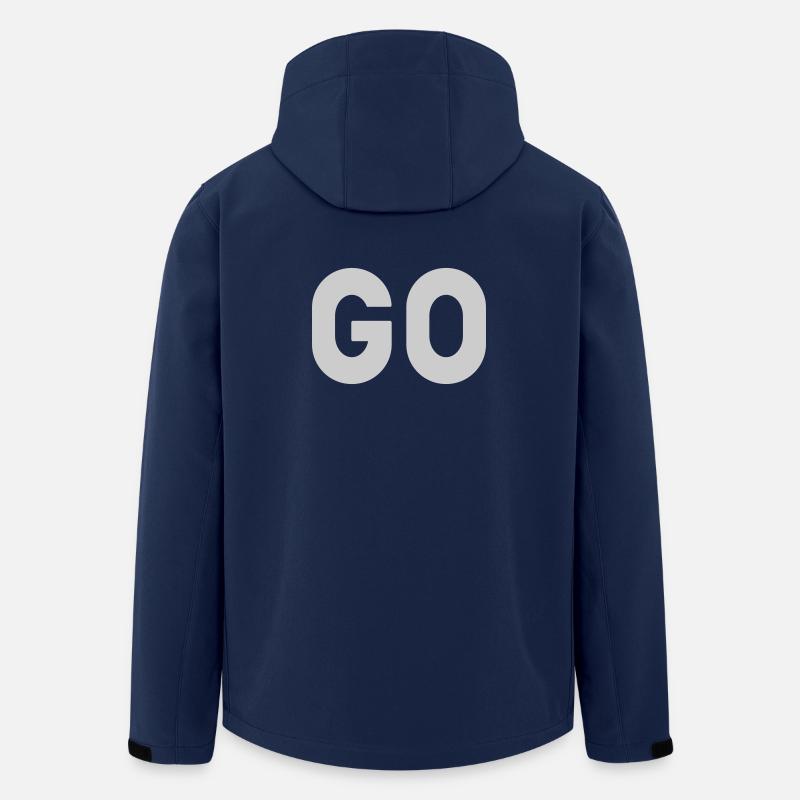 GO - Recycelte Männer Softshell-Jacke von Stanley/Stella - Navy