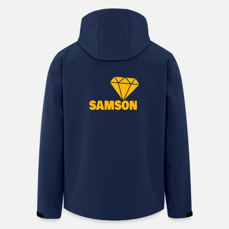 Edel Samson - Recycelte Männer Softshell-Jacke von Stanley/Stella - Navy