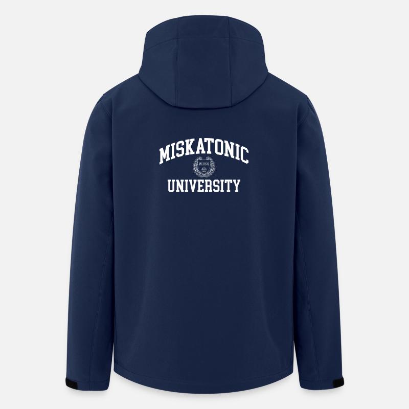 Miskatonic University - Stanley/Stella herre softshelljakke i genanvendt polyester - marineblå