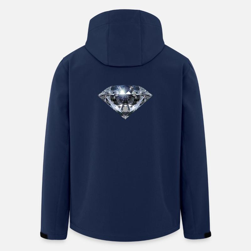 Diamant - Recycelte Männer Softshell-Jacke von Stanley/Stella - Navy