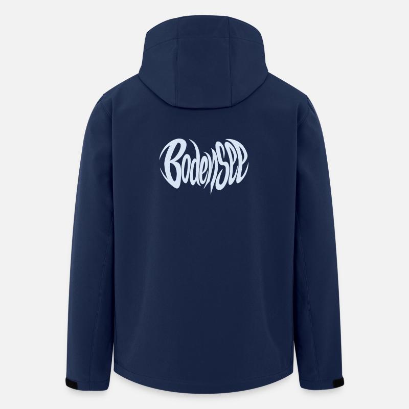 Bodensee Schriftzug - Recycelte Männer Softshell-Jacke von Stanley/Stella - Navy
