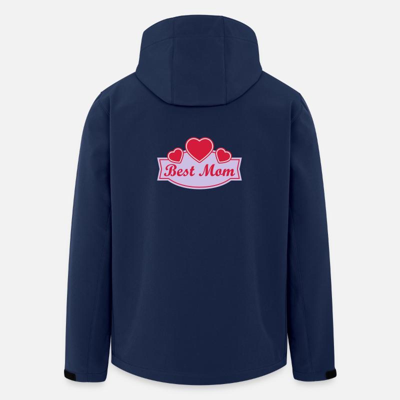 La meilleure maman - Veste softshell homme en polyester recyclé Stanley/Stella - marine