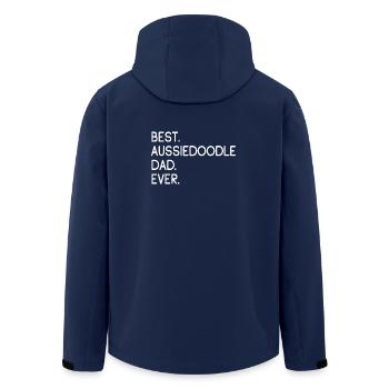 Aussiedoodle Aussie-Poo AussiePoo Hund Besitzer - Recycelte Männer Softshell-Jacke von Stanley/Stella - Navy - Hinten - AI Model Male 185 light (185cm)