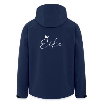 Eike Name König T-Shirt Geschenk Männer - Recycelte Männer Softshell-Jacke von Stanley/Stella - Navy - Hinten - AI Model Male 185 light (185cm)