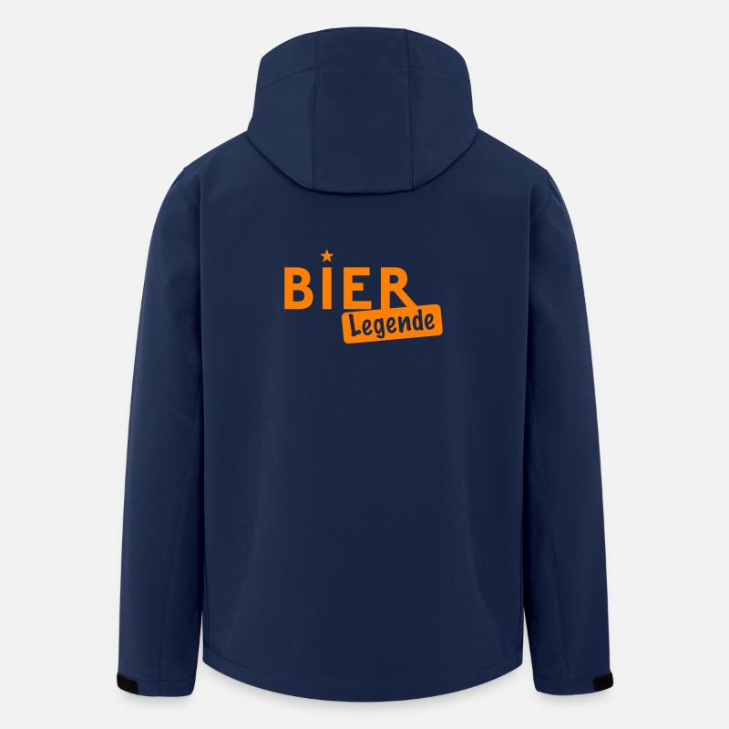 Bier Legende - Recycelte Männer Softshell-Jacke von Stanley/Stella - Navy