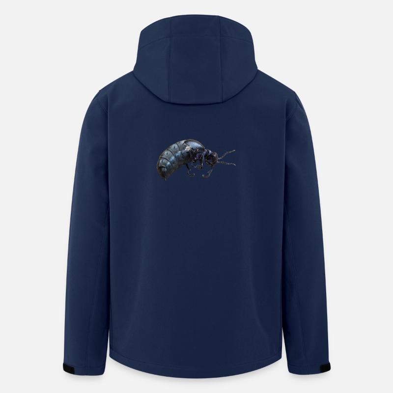 Insekt Ölkäfer - Recycelte Männer Softshell-Jacke von Stanley/Stella - Navy