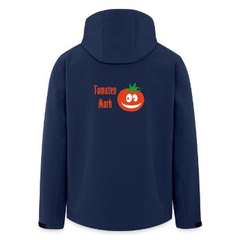 Tomaten Mark - Recycelte Männer Softshell-Jacke von Stanley/Stella - Navy - Hinten - AI Model Male 185 light (185cm)