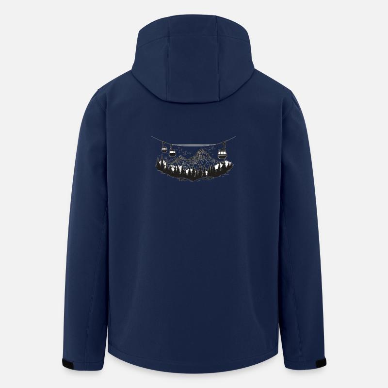 Mountain - Recycelte Männer Softshell-Jacke von Stanley/Stella - Navy