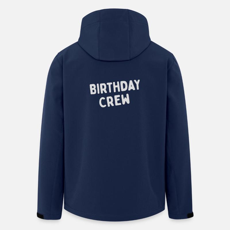 Birthday Crew - Recycelte Männer Softshell-Jacke von Stanley/Stella - Navy