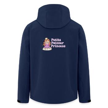 Artist Graphic Petite Painter Princess Gift Idea - Recycelte Männer Softshell-Jacke von Stanley/Stella - Navy - Hinten - AI Model Male 185 light (185cm)