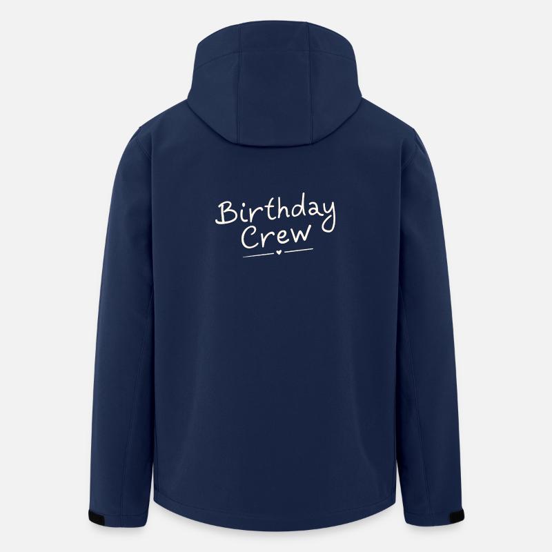 Birthday Crew - Recycelte Männer Softshell-Jacke von Stanley/Stella - Navy