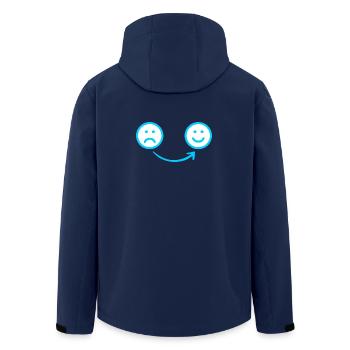 Côlon souriant - Veste softshell homme en polyester recyclé Stanley/Stella - marine - Dos - AI Model Male 185 light (185cm)
