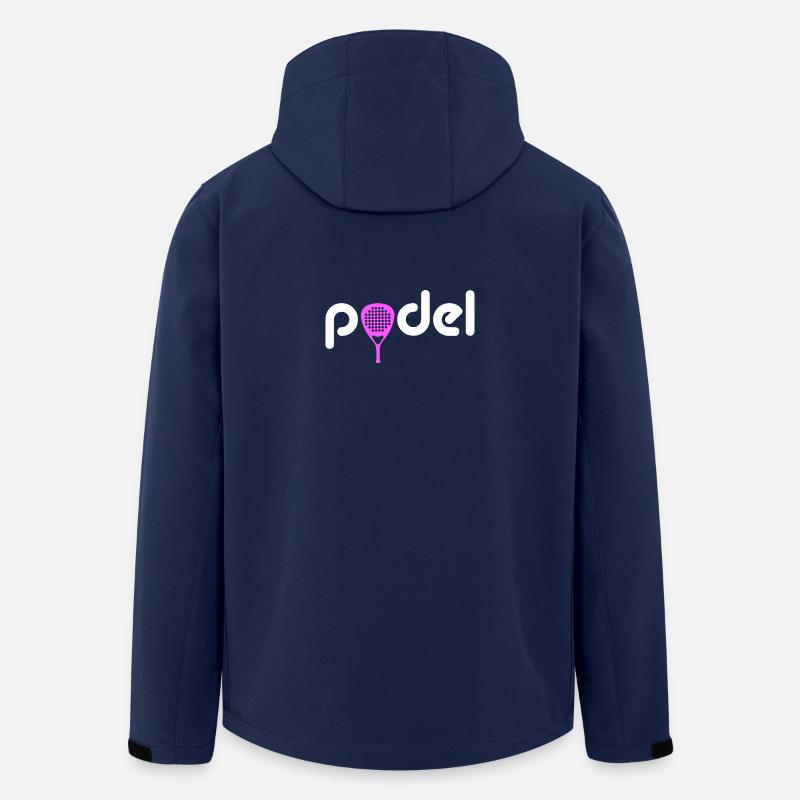 Femme de padel - Veste softshell homme en polyester recyclé Stanley/Stella - marine