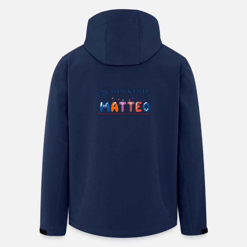 Schulkind Matteo - Recycelte Männer Softshell-Jacke von Stanley/Stella - Navy