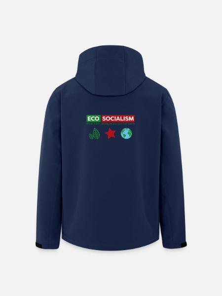 Öko-Sozialismus - Recycelte Männer Softshell-Jacke von Stanley/Stella - Navy