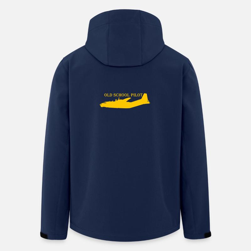 pilote à l’ancienne An-12 - Veste softshell homme en polyester recyclé Stanley/Stella - marine