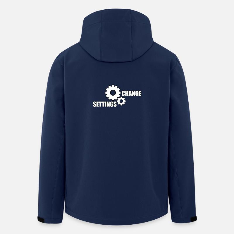 MODIFIER LES PARAMÈTRES - Veste softshell homme en polyester recyclé Stanley/Stella - marine