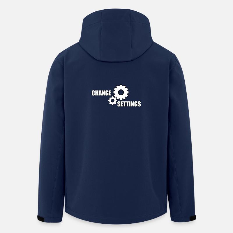 MODIFIER LES PARAMÈTRES - Veste softshell homme en polyester recyclé Stanley/Stella - marine