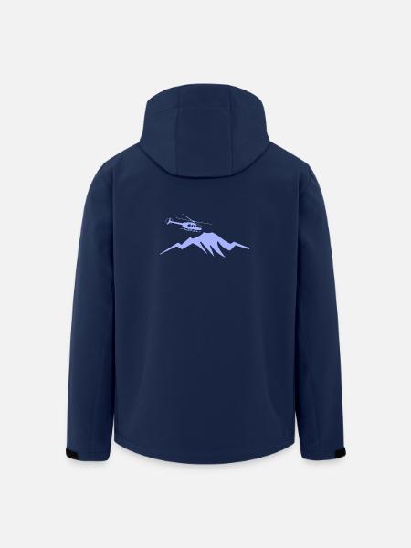 Berg Hubschrauber Pilot - Recycelte Männer Softshell-Jacke von Stanley/Stella - Navy