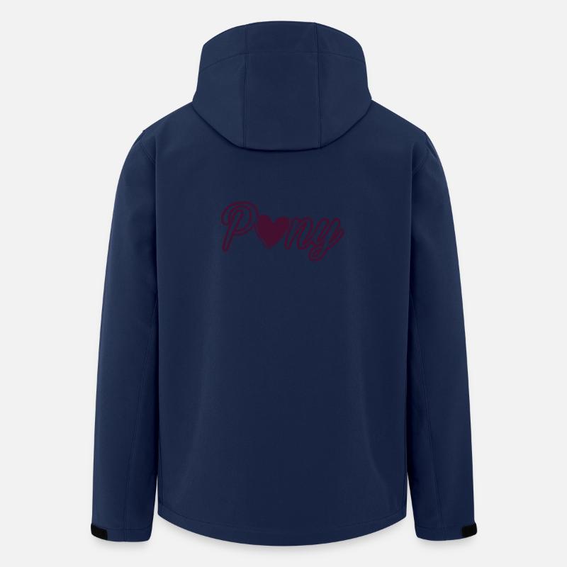 Pony - Recycelte Männer Softshell-Jacke von Stanley/Stella - Navy