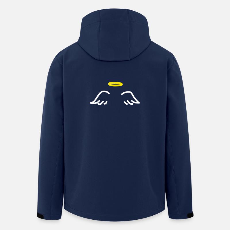 angel wings - Men’s Recycled Softshell Jacket by Stanley/Stella - navy