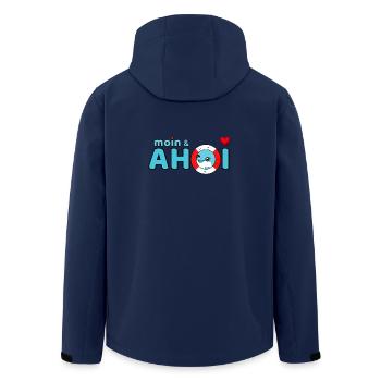 Moin et Ahoy - Veste softshell homme en polyester recyclé Stanley/Stella - marine - Dos - AI Model Male 185 light (185cm)