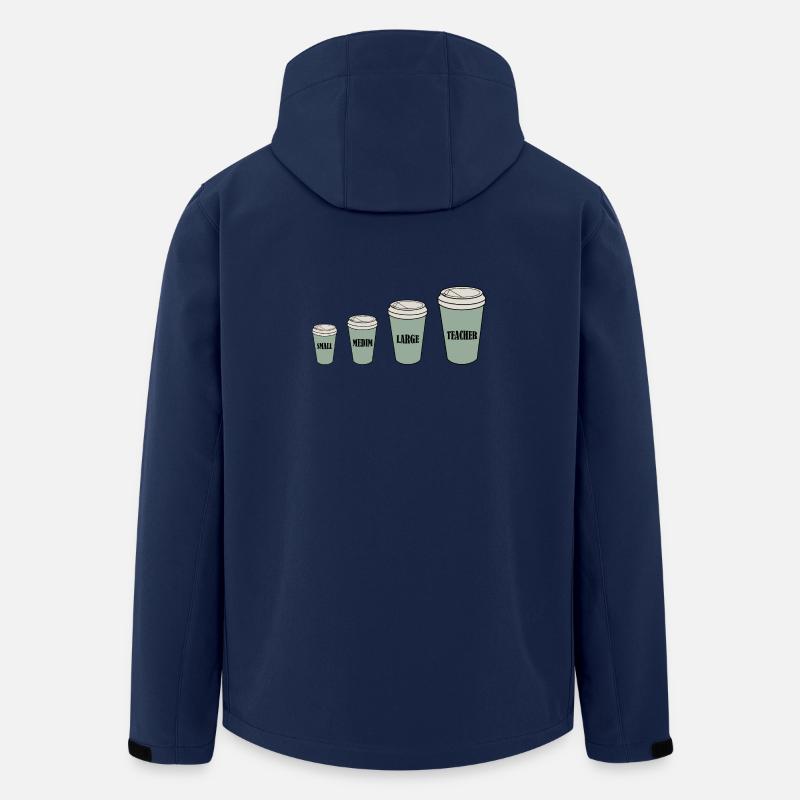 Lehrerkaffee - Recycelte Männer Softshell-Jacke von Stanley/Stella - Navy