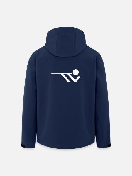Blasrohr Sport - Recycelte Männer Softshell-Jacke von Stanley/Stella - Navy