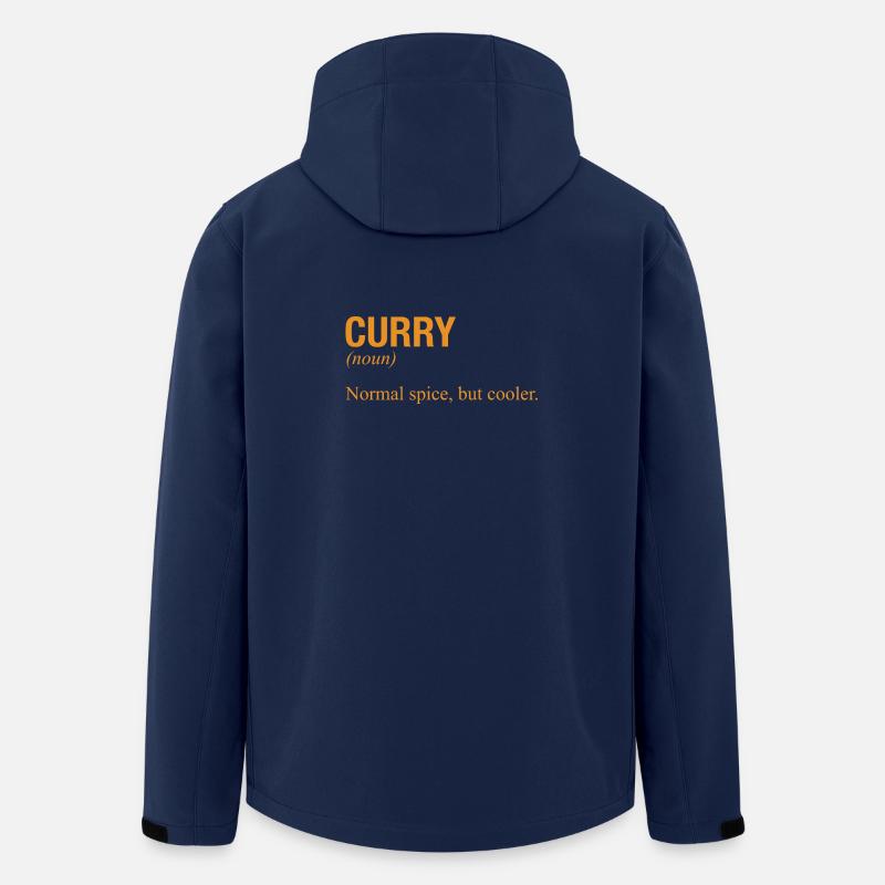 CURRY - Recycelte Männer Softshell-Jacke Discoverer von Stanley/Stella - Navy