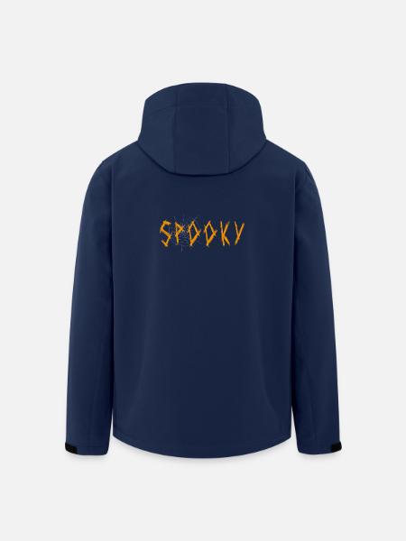 Spooky, Spooktober, Halloween Shirt - Recycelte Männer Softshell-Jacke von Stanley/Stella - Navy