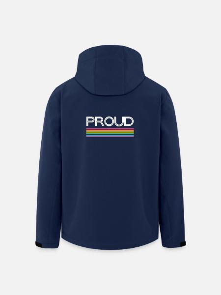 Pride Month LGBT - Stolz! - Recycelte Männer Softshell-Jacke von Stanley/Stella - Navy