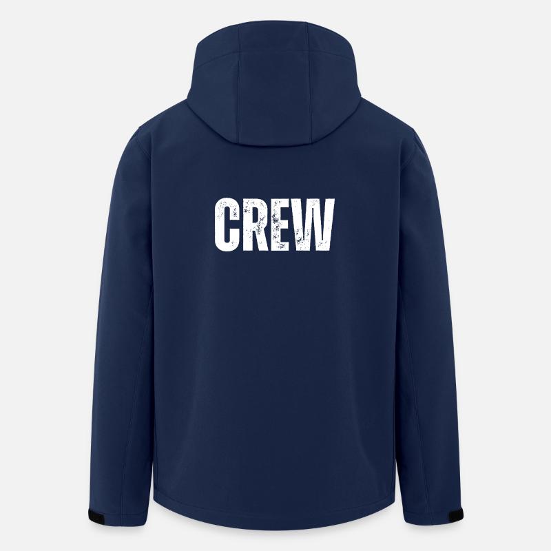Crew - Recycelte Männer Softshell-Jacke von Stanley/Stella - Navy