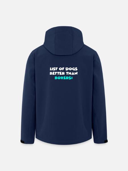 Boxer Hund - Recycelte Männer Softshell-Jacke von Stanley/Stella - Navy