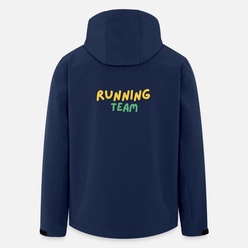 Running Team - Men’s Recycled Softshell Jacket by Stanley/Stella - navy